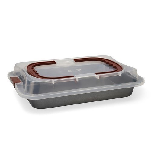 MOLDE QUID SWEET GREY CAKE ACERO CON TAPA